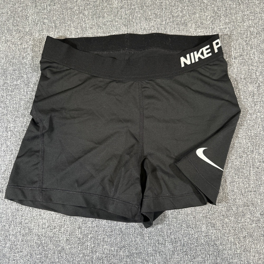 Nike Pro Compression Shorts Women's Medium Black Training Gym Athletic